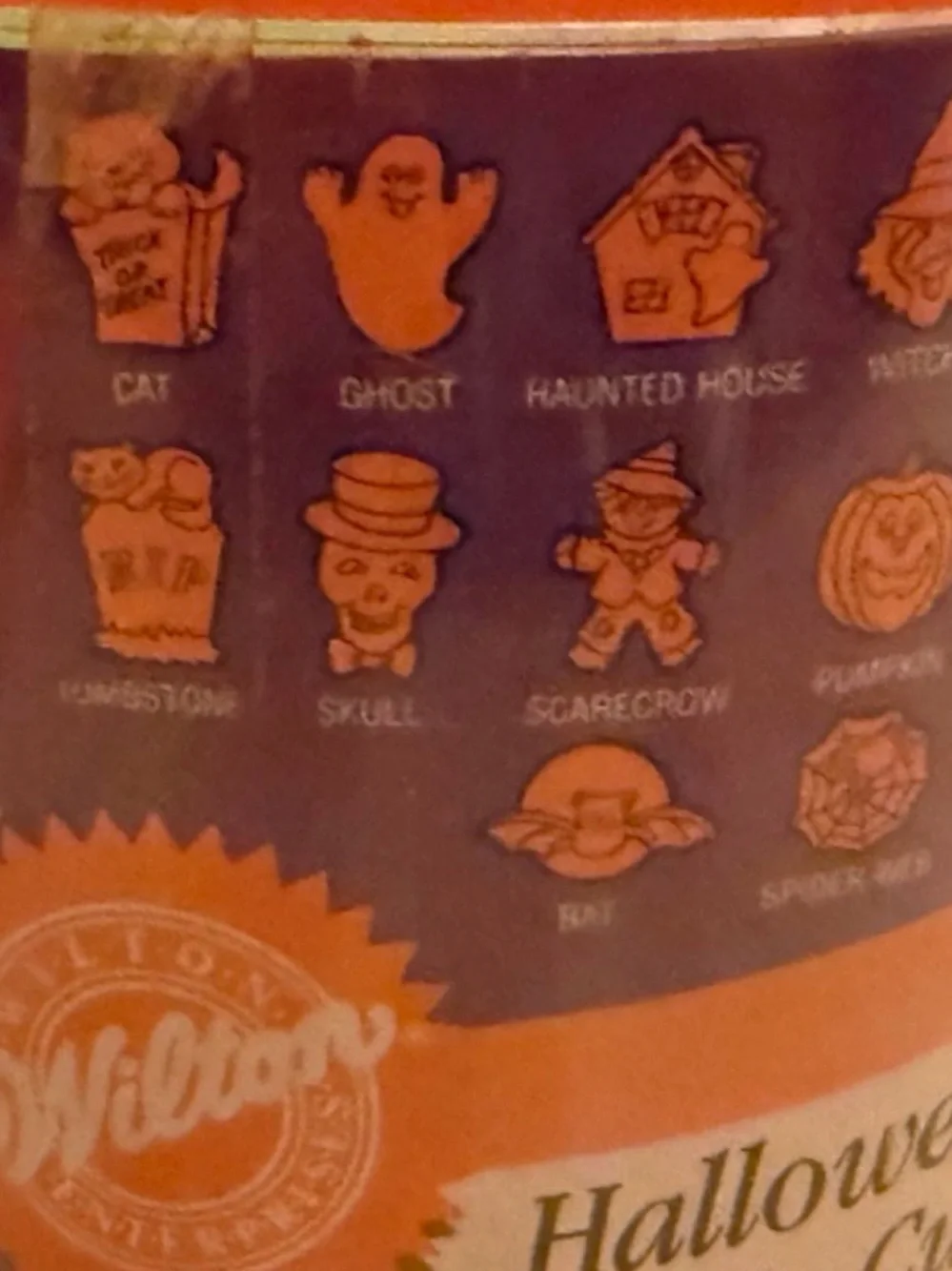 Vintage 1989 Wilton Halloween Cookie Cutters – Complete 10 Piece Set